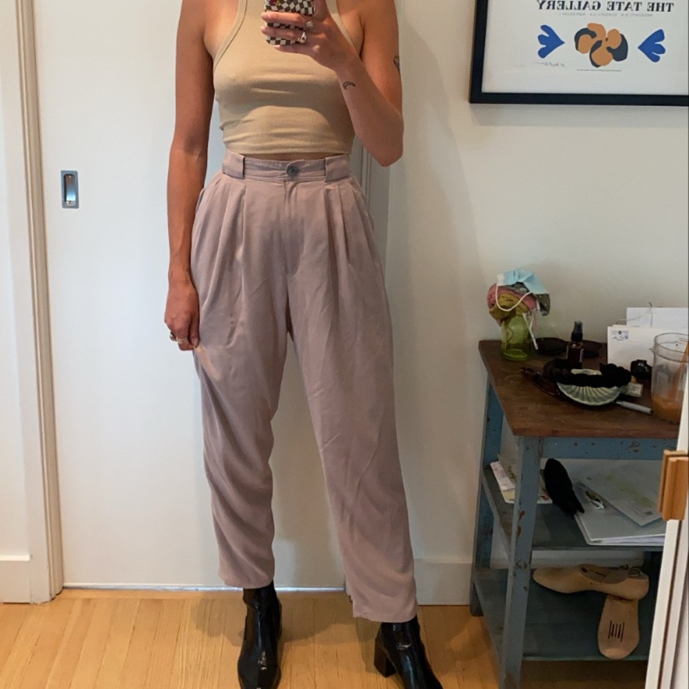 Vintage dusty lilac trousers